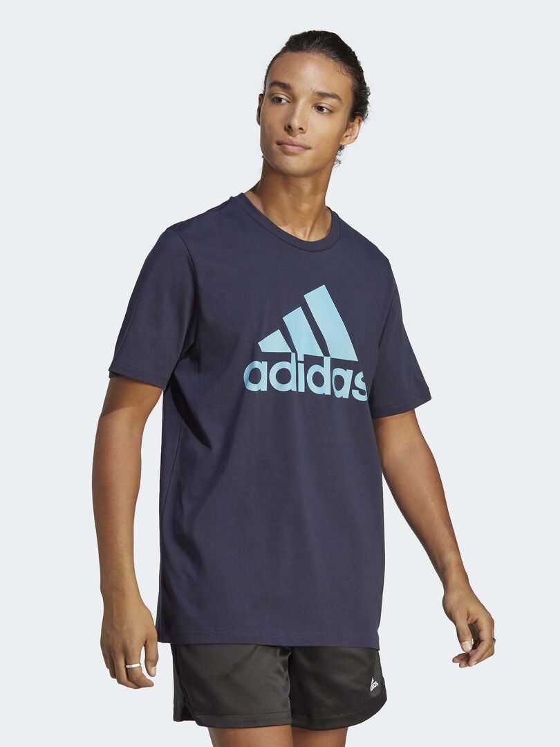T-shirt 'adidas' à col rond Bleu - Kiabi