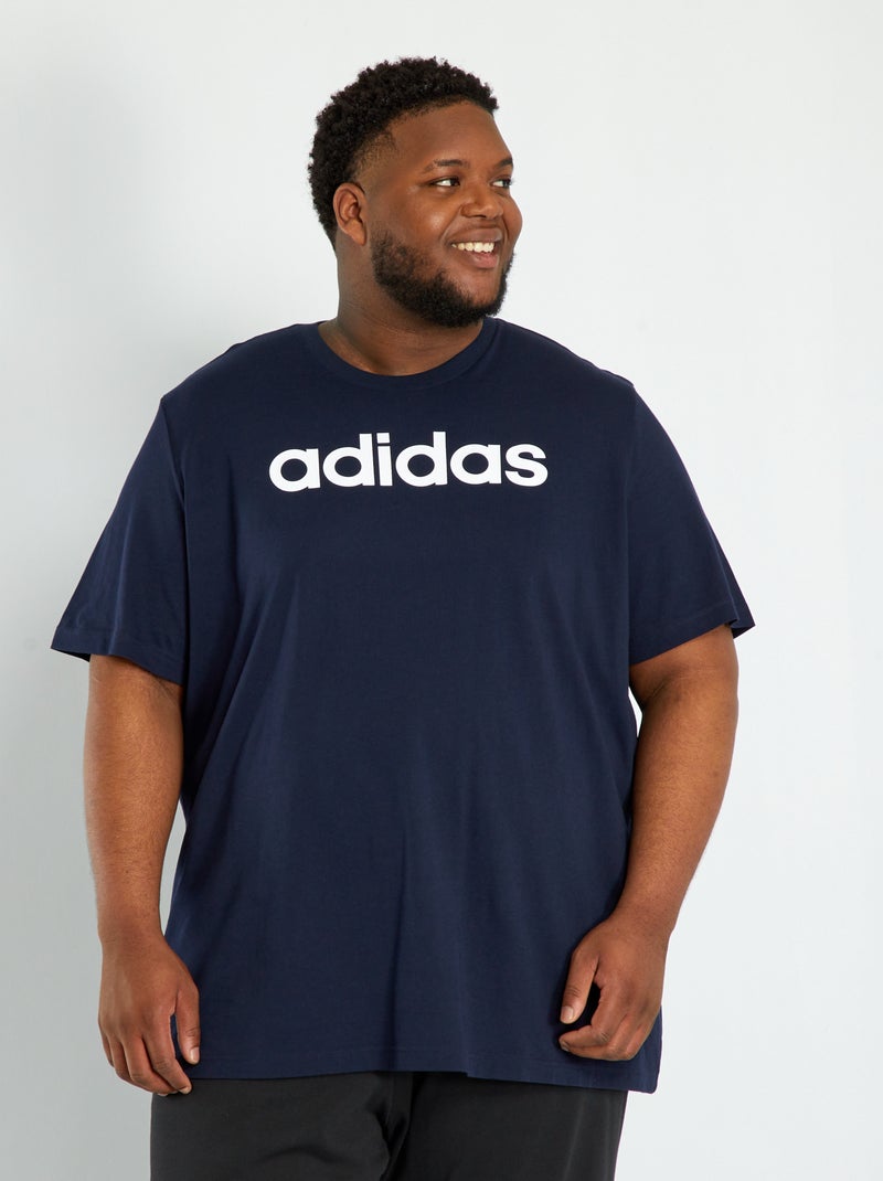 T-shirt 'adidas' à col rond Bleu - Kiabi