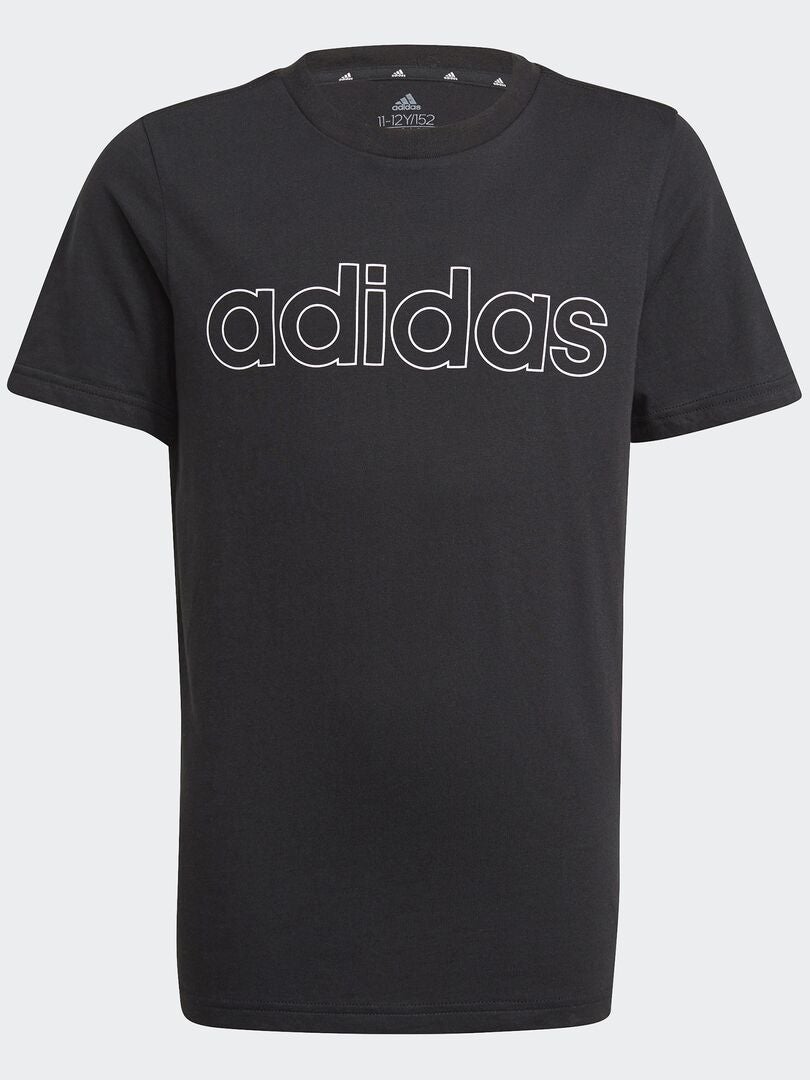 T-shirt 'adidas' à col rond noir - Kiabi