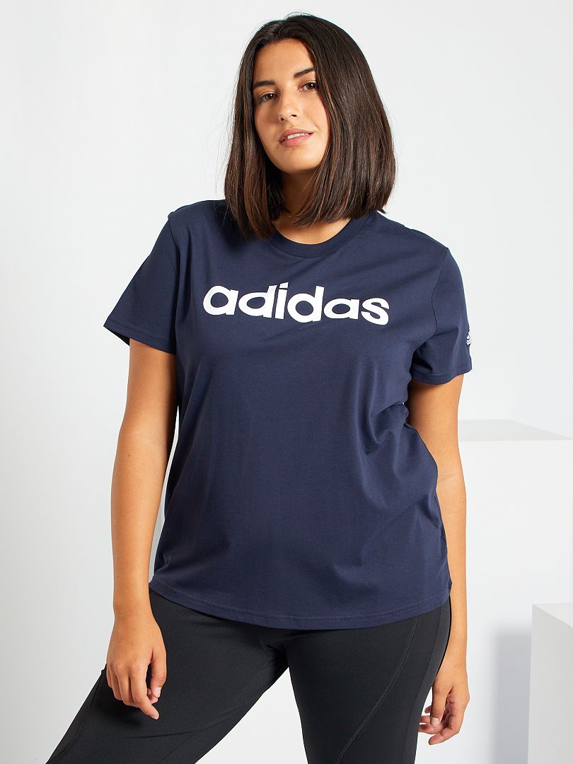 T-shirt 'adidas' en jersey bleu marine - Kiabi