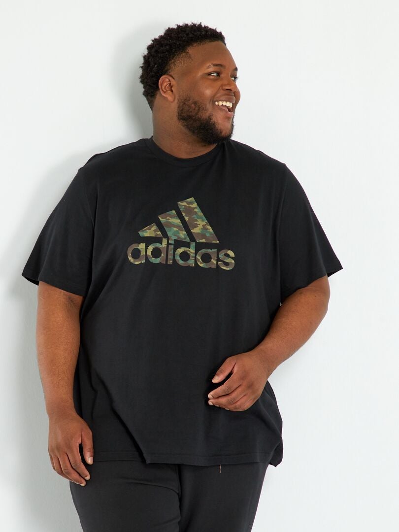 T-shirt 'adidas' en jersey Noir - Kiabi