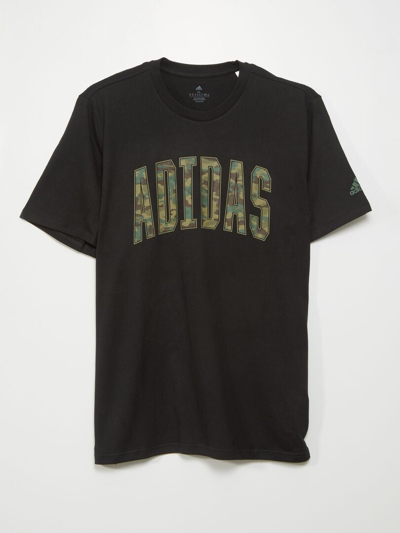 T-shirt 'adidas' en jersey noir - Kiabi