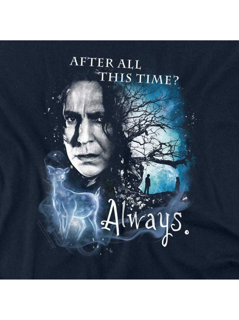 T-shirt after all this time always - harry potter (design/motif: imprimé, texte) Bleu marine - Kiabi