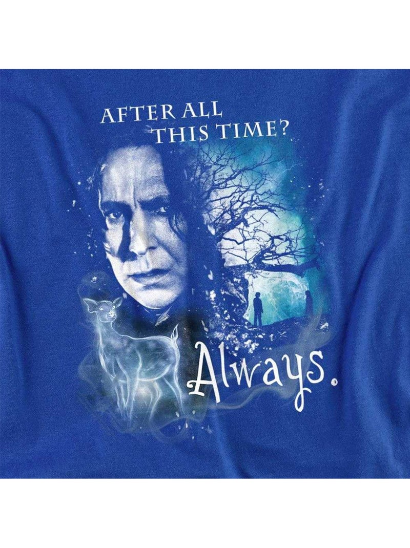 T-shirt after all this time always - harry potter (design/motif: imprimé, texte) Bleu roi - Kiabi