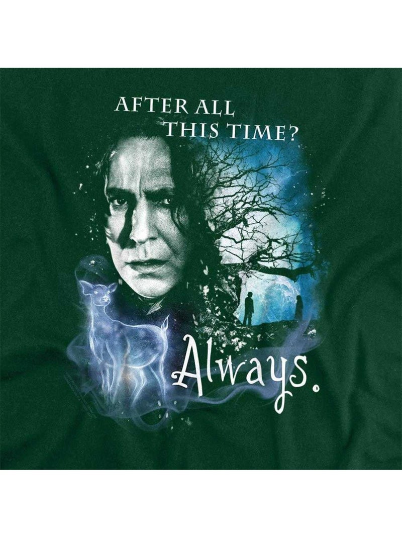 T-shirt after all this time always - harry potter (design/motif: imprimé, texte) Vert foncé - Kiabi