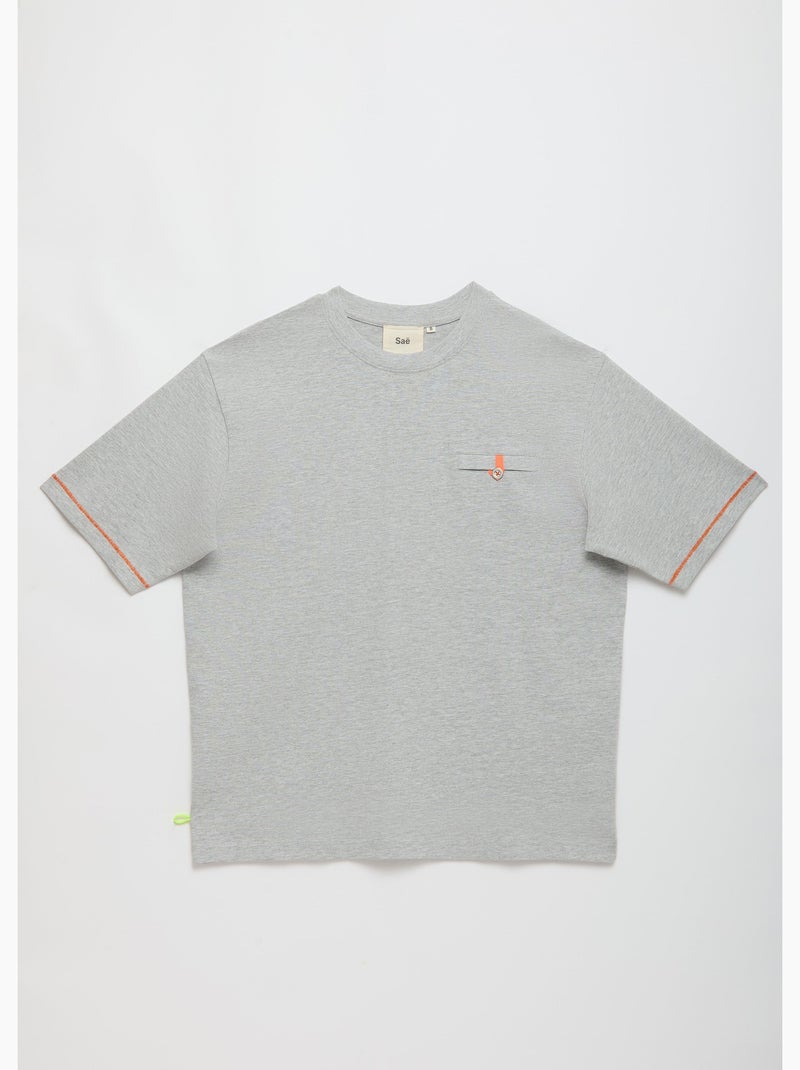 T-shirt aichi  femme - sae paris Gris - Kiabi