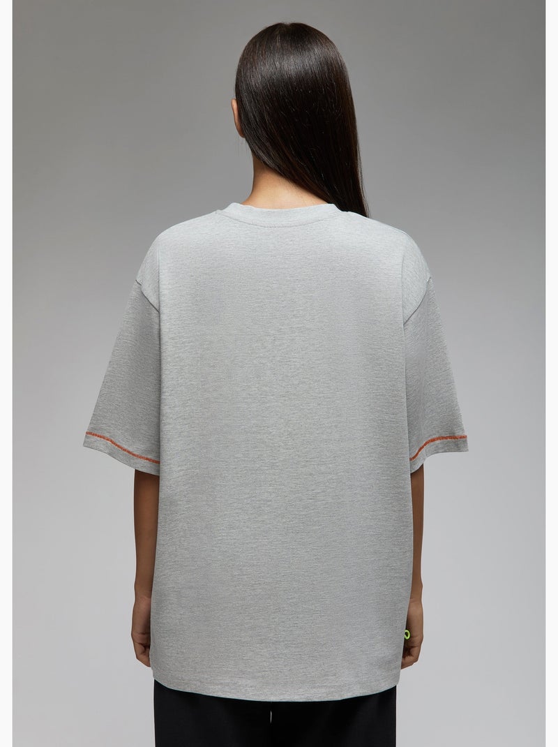 T-shirt aichi  femme - sae paris Gris - Kiabi