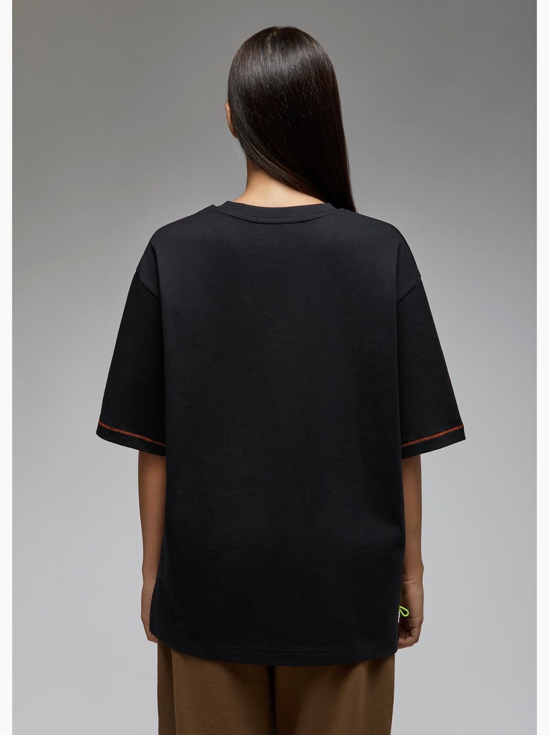 T-shirt aichi  femme - sae paris Noir - Kiabi