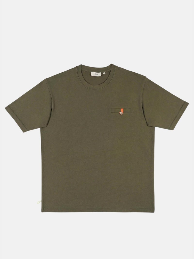 T-shirt aichi  femme - sae paris Vert olive - Kiabi