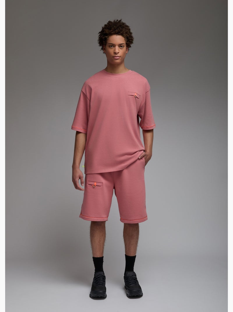 T-shirt aichi  homme - sae paris Rose - Kiabi