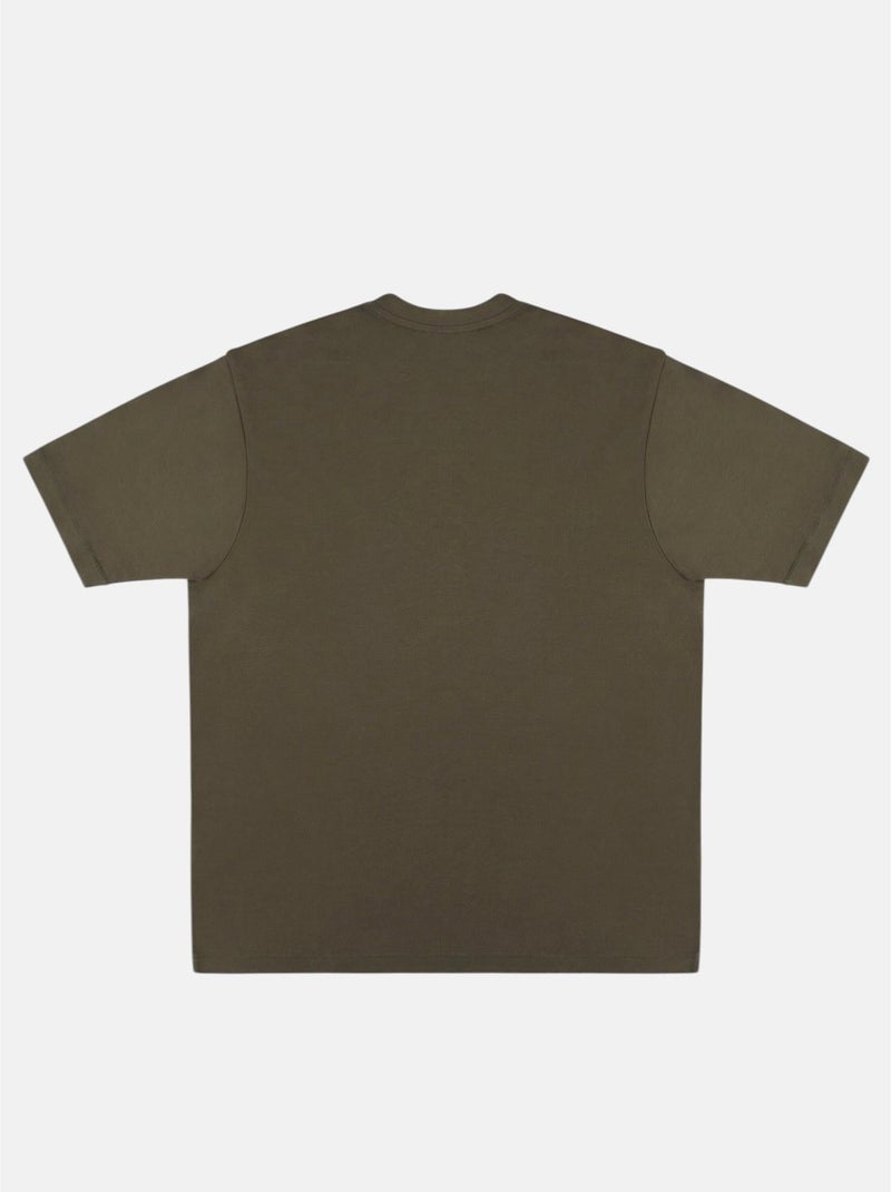T-shirt aichi  homme - sae paris Vert olive - Kiabi