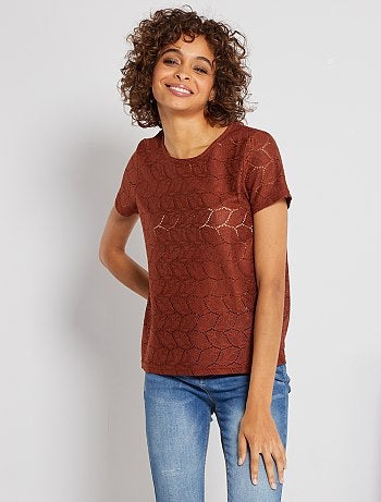 T-shirt ajouré