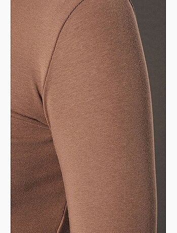 Sous-pull ajusté à manches longues et col montant court dilvin