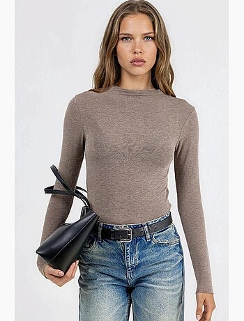 T-shirt ajusté manches longues busem