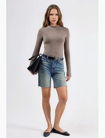 T-shirt ajusté manches longues busem