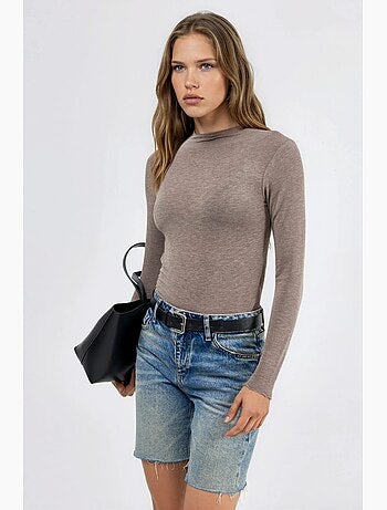 T-shirt ajusté manches longues busem