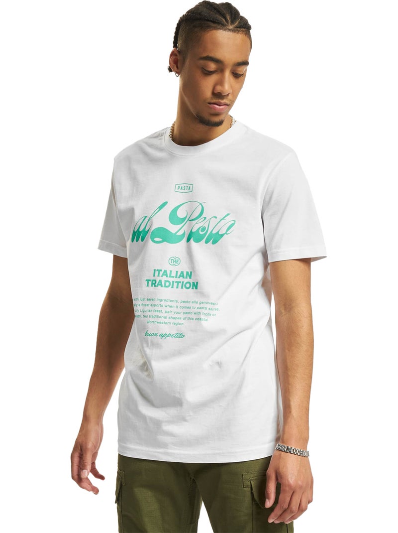 T-shirt al pesto - mister tee Blanc - Kiabi