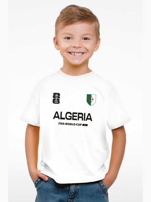T-Shirt Algérie Enfant   | Licence Officielle FIFA World Cup 2026 - Kiabi