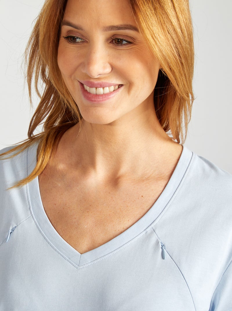 Smallshow Lot De 3 Hauts D'allaitement à Col En V Pour Femme, Vêtements