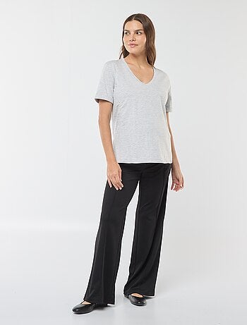 T-shirt allaitement col V