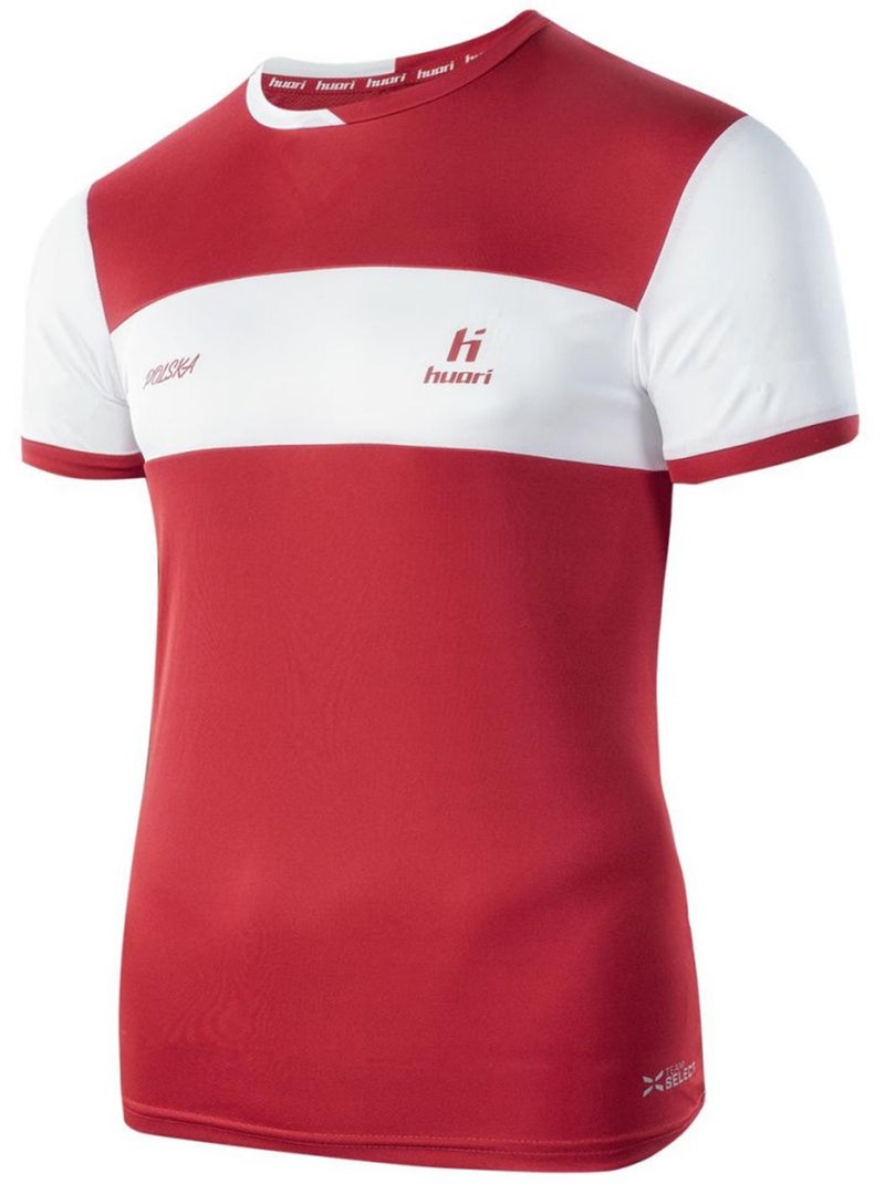 T-shirt alumni pologne - huari Blanc/Rouge - Kiabi