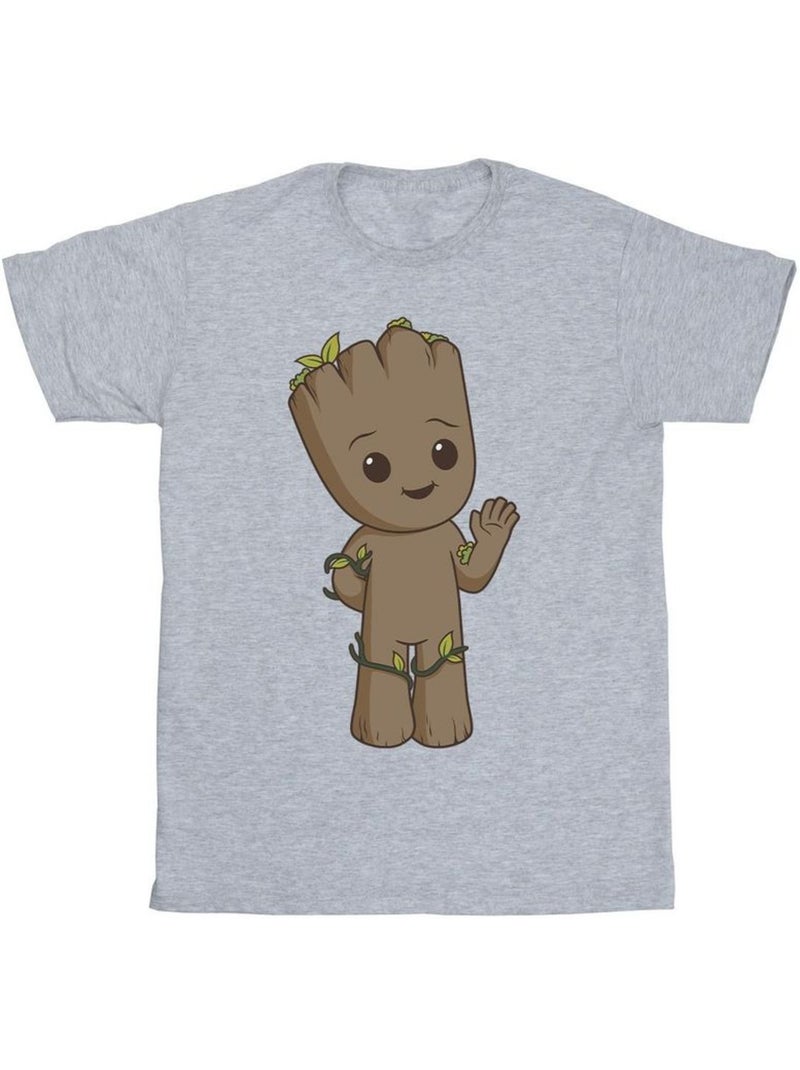 T-shirt am groot - marvel Gris chiné - Kiabi