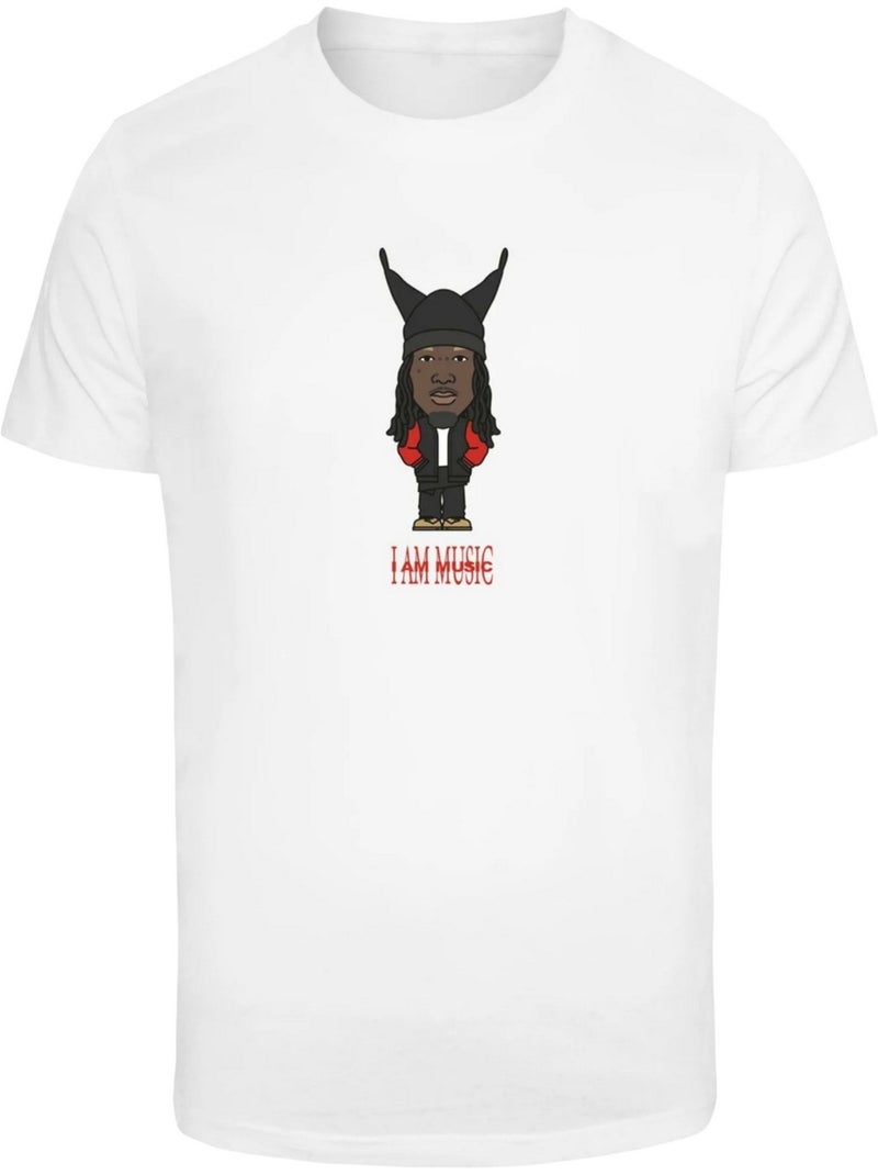 T-shirt am music - mister tee Blanc - Kiabi