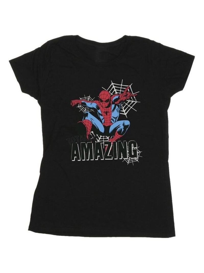 T-shirt amazing - marvel Noir - Kiabi