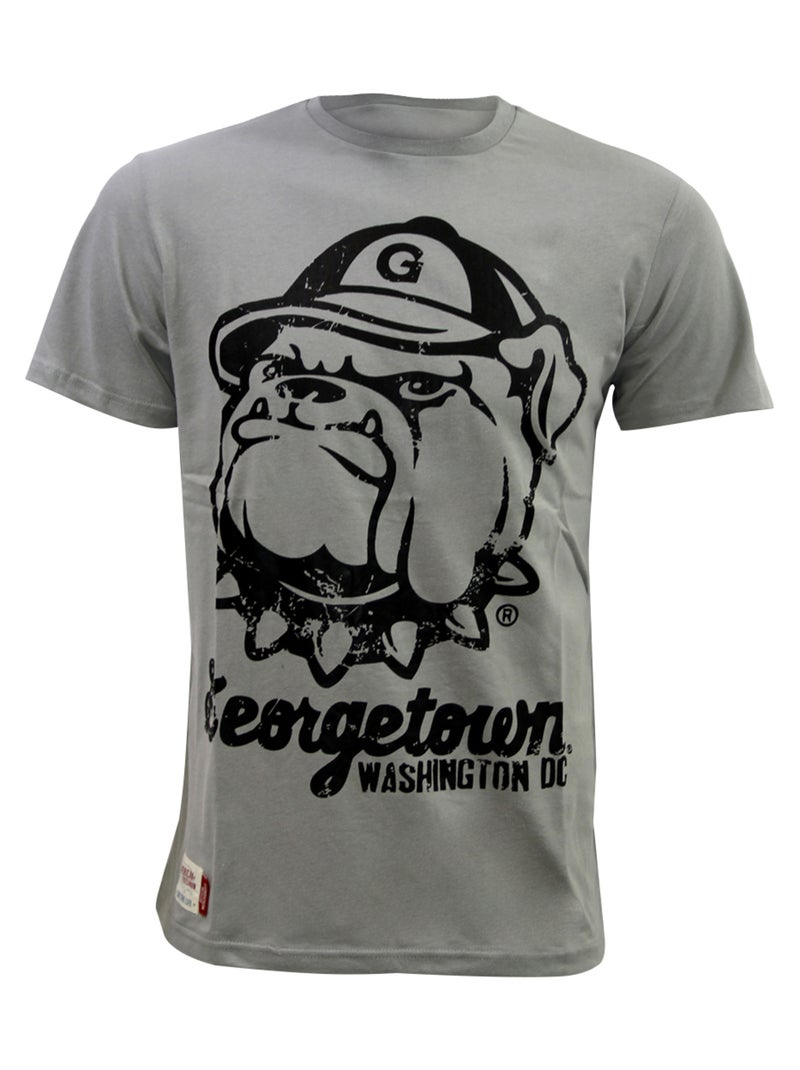 T-shirt 'AMERICAN FRESHMAN ' 'BRUGES TEE SHIRT Georgetown University' Gris - Kiabi