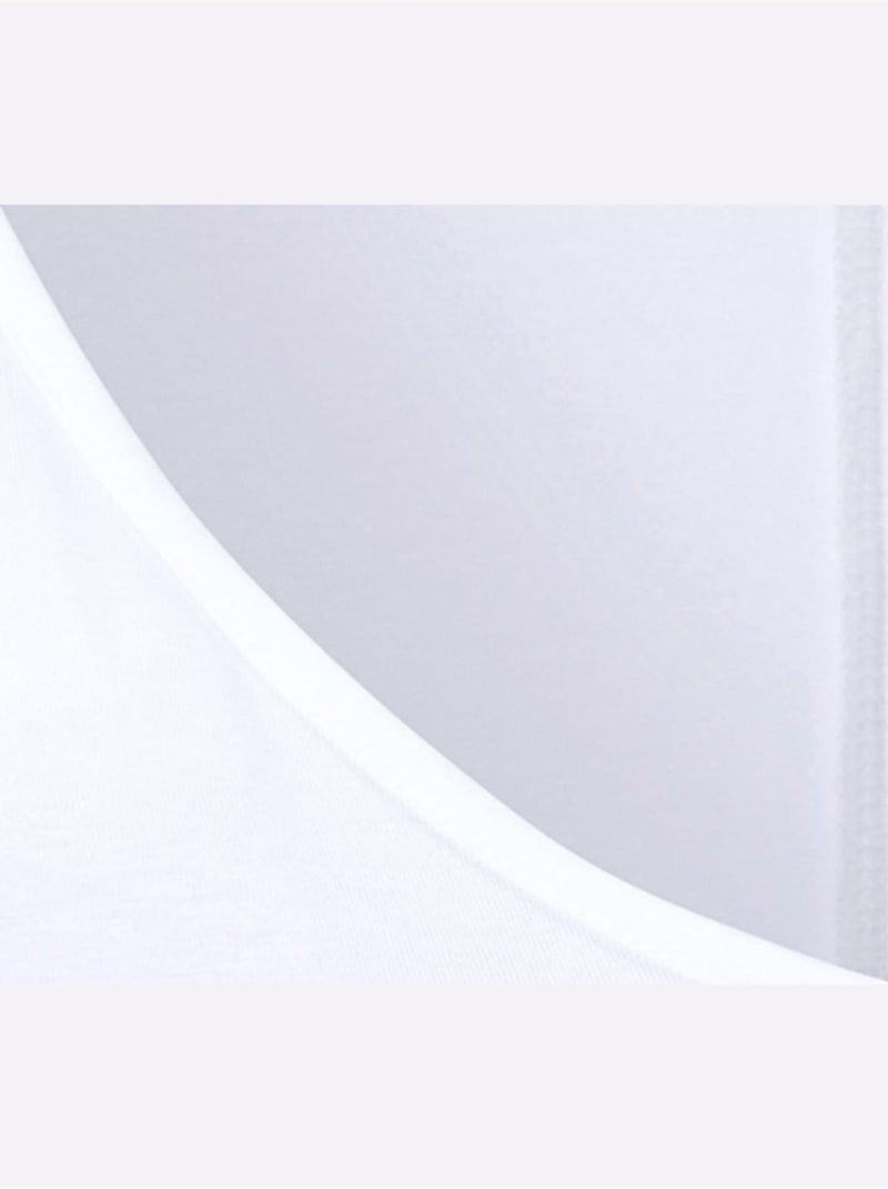 T-shirt ample - taille standard - helline Blanc cassé - Kiabi