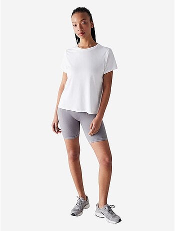 T-shirt ample à col rond en modal penti