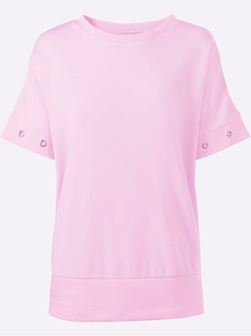 T-shirt Ample élégants Rivets Fantaisie - Taille Standard - helline - Kiabi