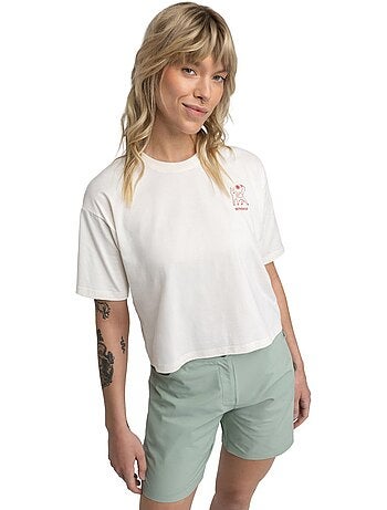 T-shirt ample manches courtes cyclotourisme femme cyclisme femme feel sand