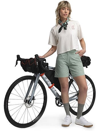 T-shirt ample manches courtes cyclotourisme femme cyclisme femme feel sand