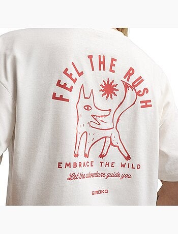 T-shirt ample manches courtes cyclotourisme femme cyclisme femme feel sand