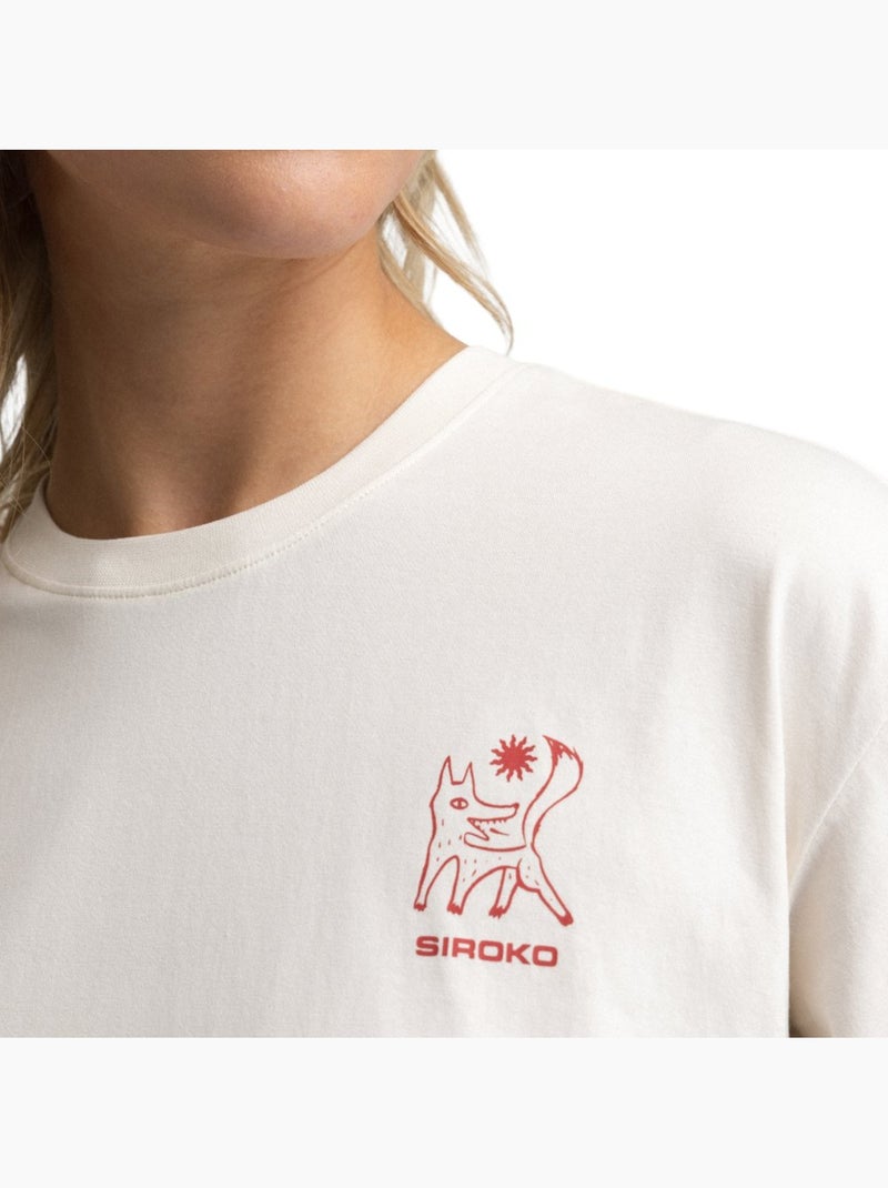 T-shirt ample manches courtes cyclotourisme femme cyclisme femme feel sand Beige - Kiabi