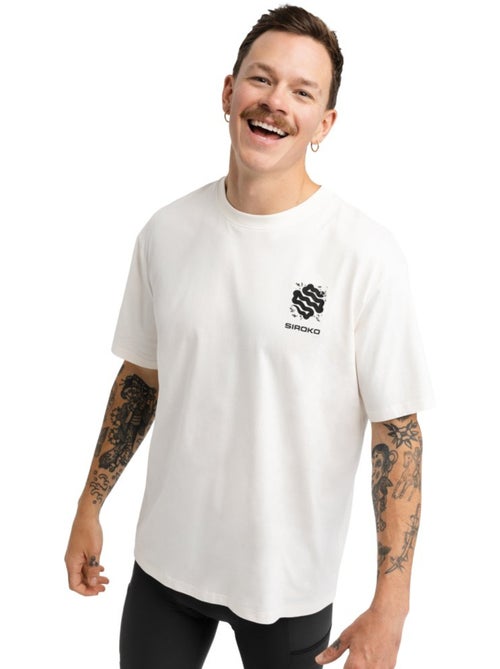 T-shirt ample manches courtes cyclotourisme homme cyclisme homme exploring sand - Kiabi T-shirt ample manches courtes cyclotourisme homme cyclisme homme exploring sand - Kiabi