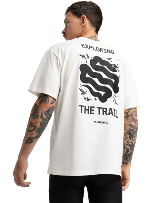 T-shirt ample manches courtes cyclotourisme homme cyclisme homme exploring sand - Kiabi T-shirt ample manches courtes cyclotourisme homme cyclisme homme exploring sand - Kiabi