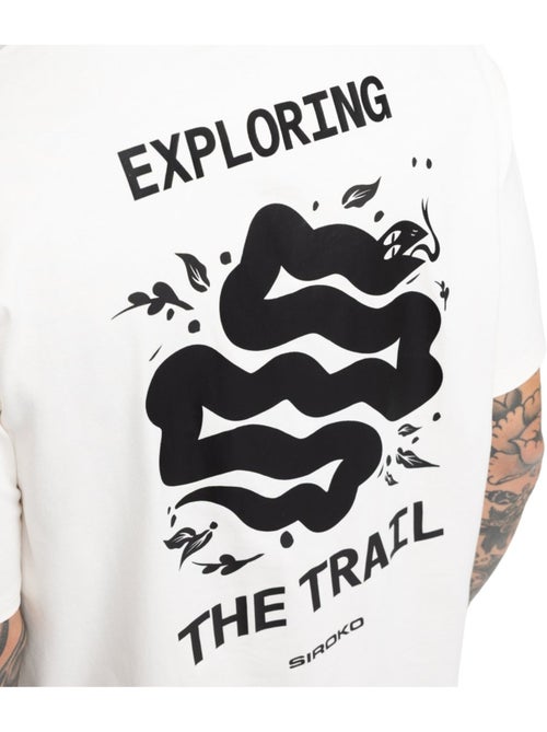 T-shirt ample manches courtes cyclotourisme homme cyclisme homme exploring sand - Kiabi T-shirt ample manches courtes cyclotourisme homme cyclisme homme exploring sand - Kiabi