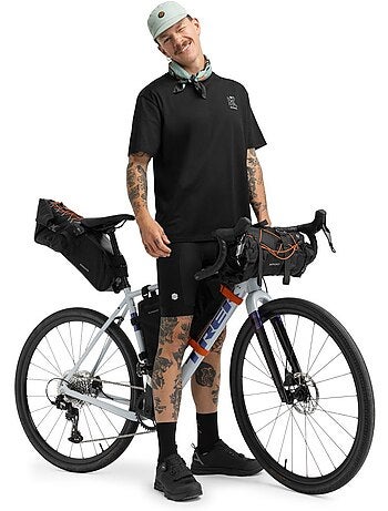 T-shirt ample manches courtes cyclotourisme homme cyclisme homme rush