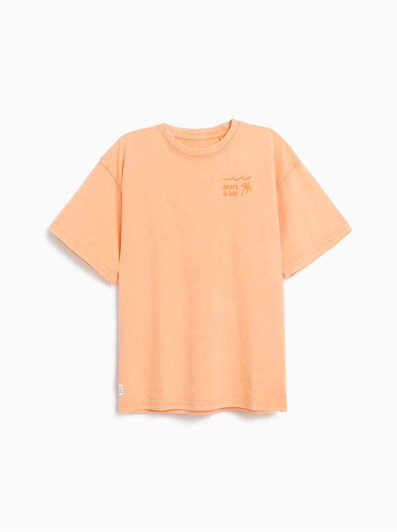 T-shirt ample MO Fashion Orange - Kiabi