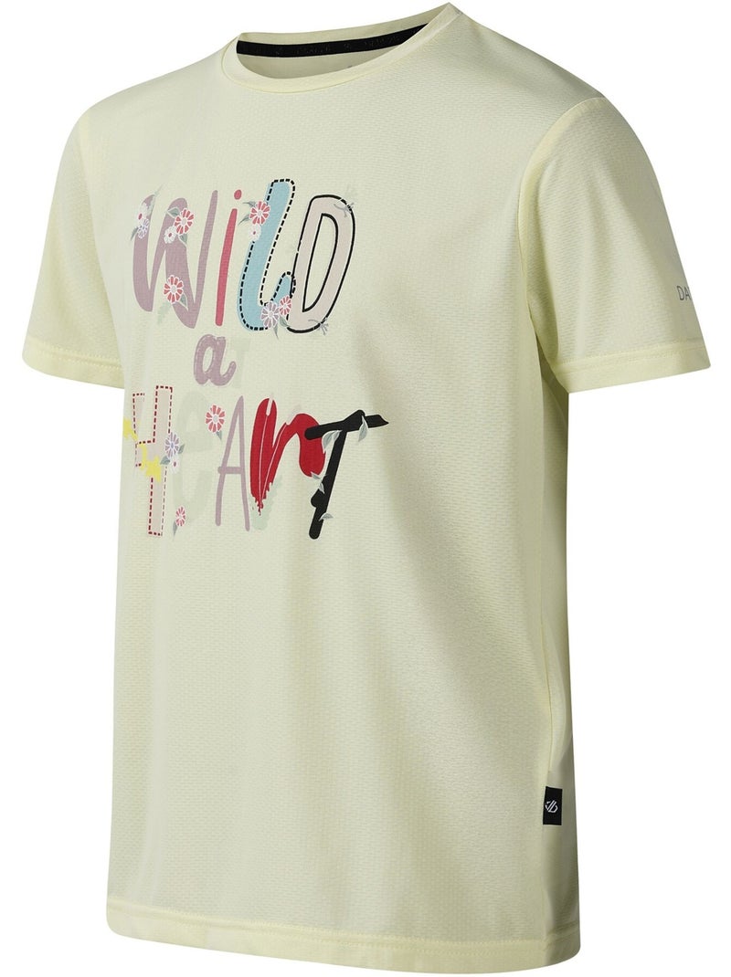 T-shirt amusing - dare 2b Jaune pâle - Kiabi