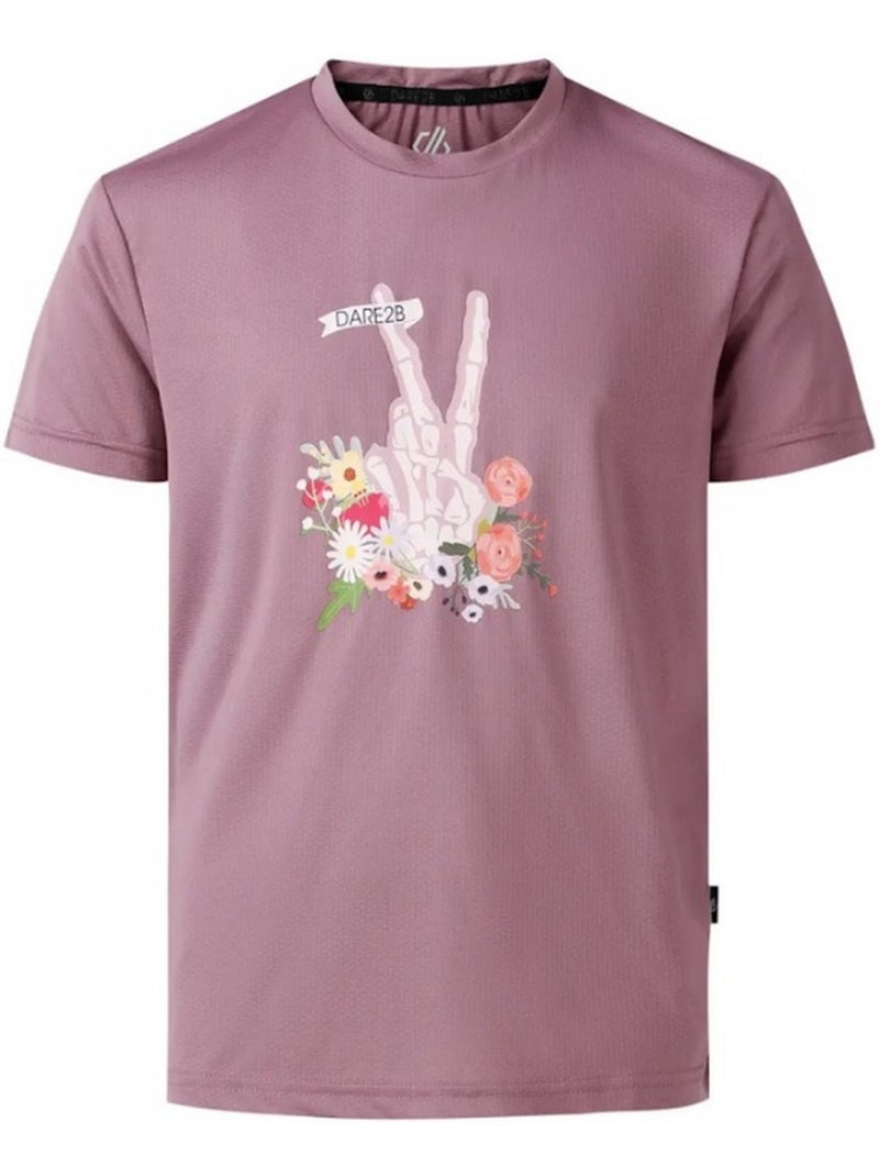 T-shirt amusing - dare 2b Rose pâle - Kiabi