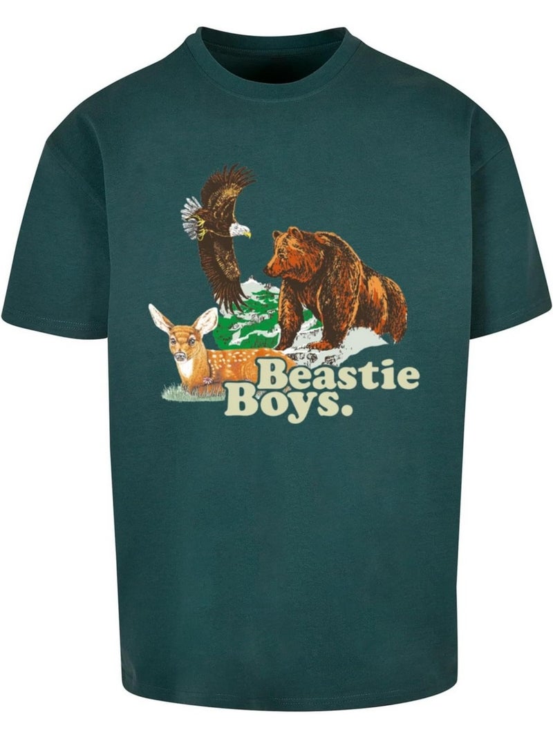 T-shirt animal - mister tee Vert foncé - Kiabi