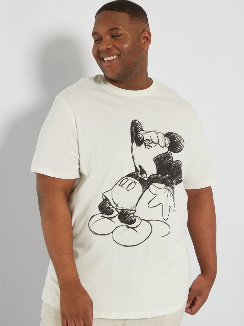 T-shirt animation 'Disney' Blanc - Kiabi