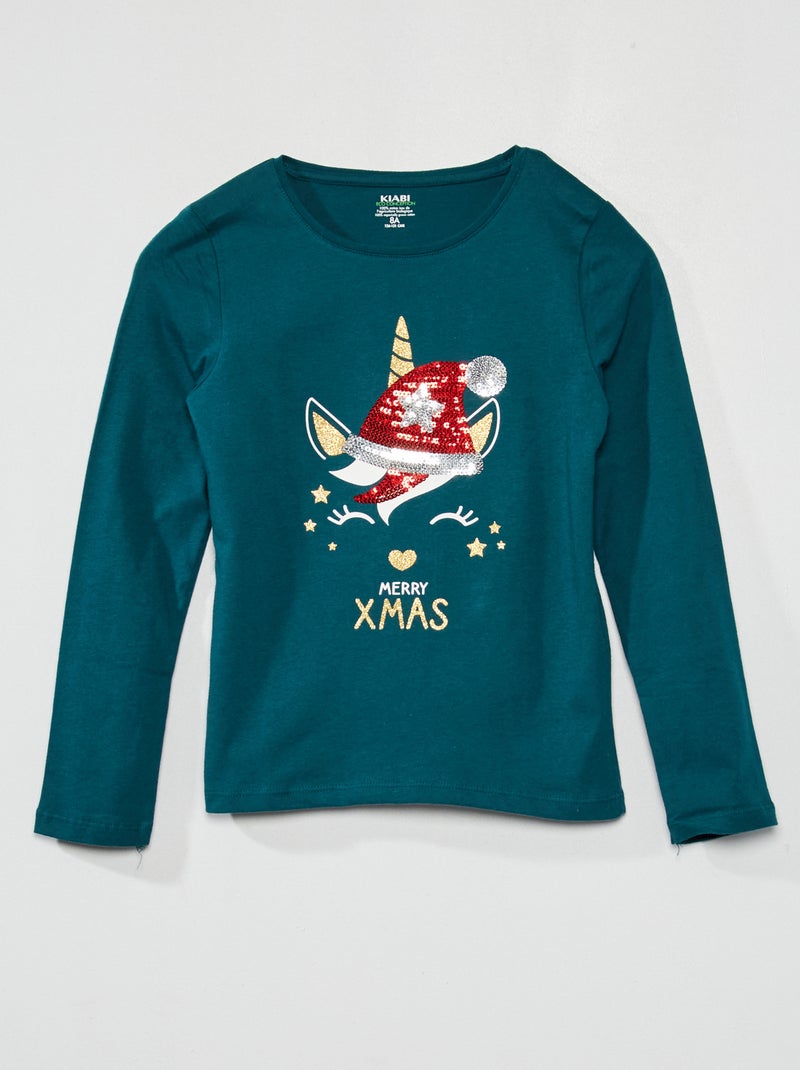 T-Shirt 'animaux' Vert - Kiabi