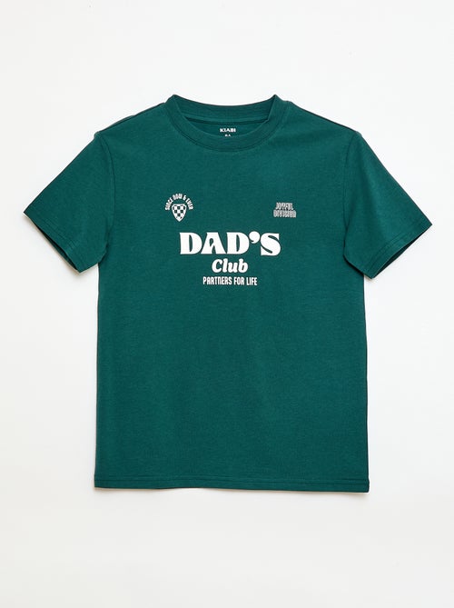 T-shirt animé fête des pères - Kiabi
