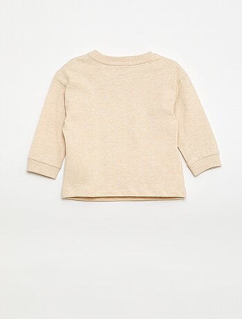 T-shirt animé maille bouclette