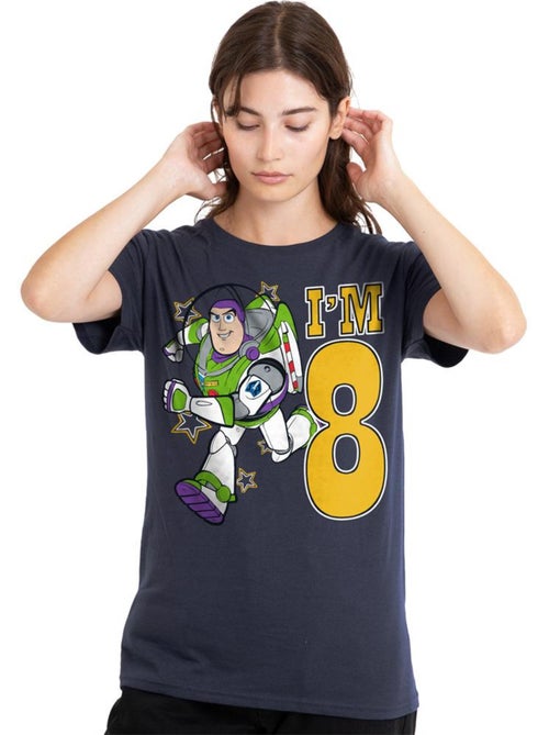 T-shirt anniversaire motif buzz l´éclair i´m - toy story (buzz l´éclair) - Kiabi