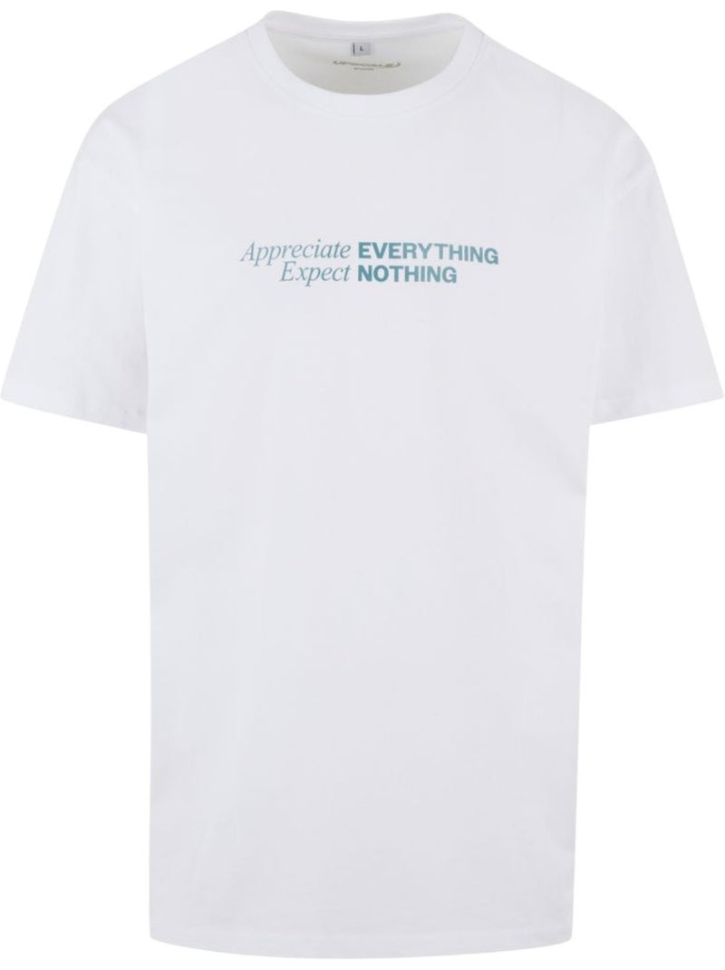 T-shirt appreciate expect - mister tee Blanc - Kiabi